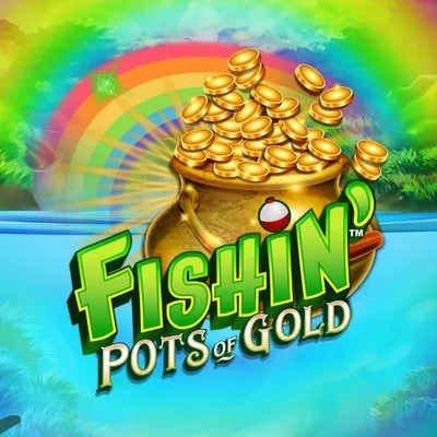 Fishin Pots Of Gold logo by Gameburger Studios at Corgibet Casino