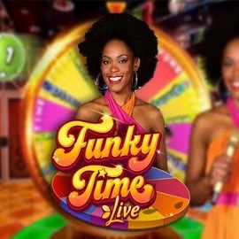 Funky Time by Evolution, showcased at corgibets-be.com – game logo