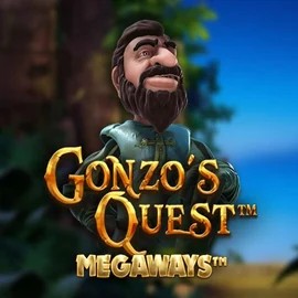 Gonzo's Quest Megaways online game logo by Red Tiger Gaming on corgibets-be.com