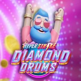 Hyper Strike Diamond Drums logo by Gameburger Studios at Corgibet Casino