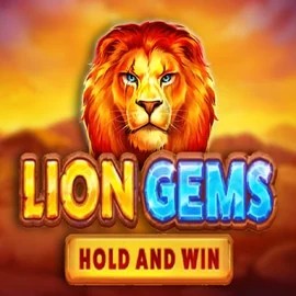 Lion Gems Hold and Win by Playson, showcased at corgibets-be.com – game logo
