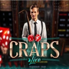 Live Craps slot visual from Evolution available on corgibets-be.com