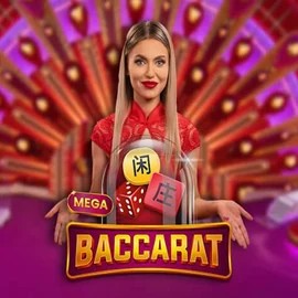 Mega Baccarat casino game by Pragmatic Play – featured logo at Corgibet Casino