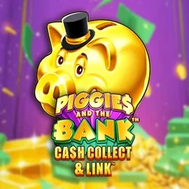 Slots logo of Piggies And The Bank Cash Collect & Link from Origins at Corgibet Casino